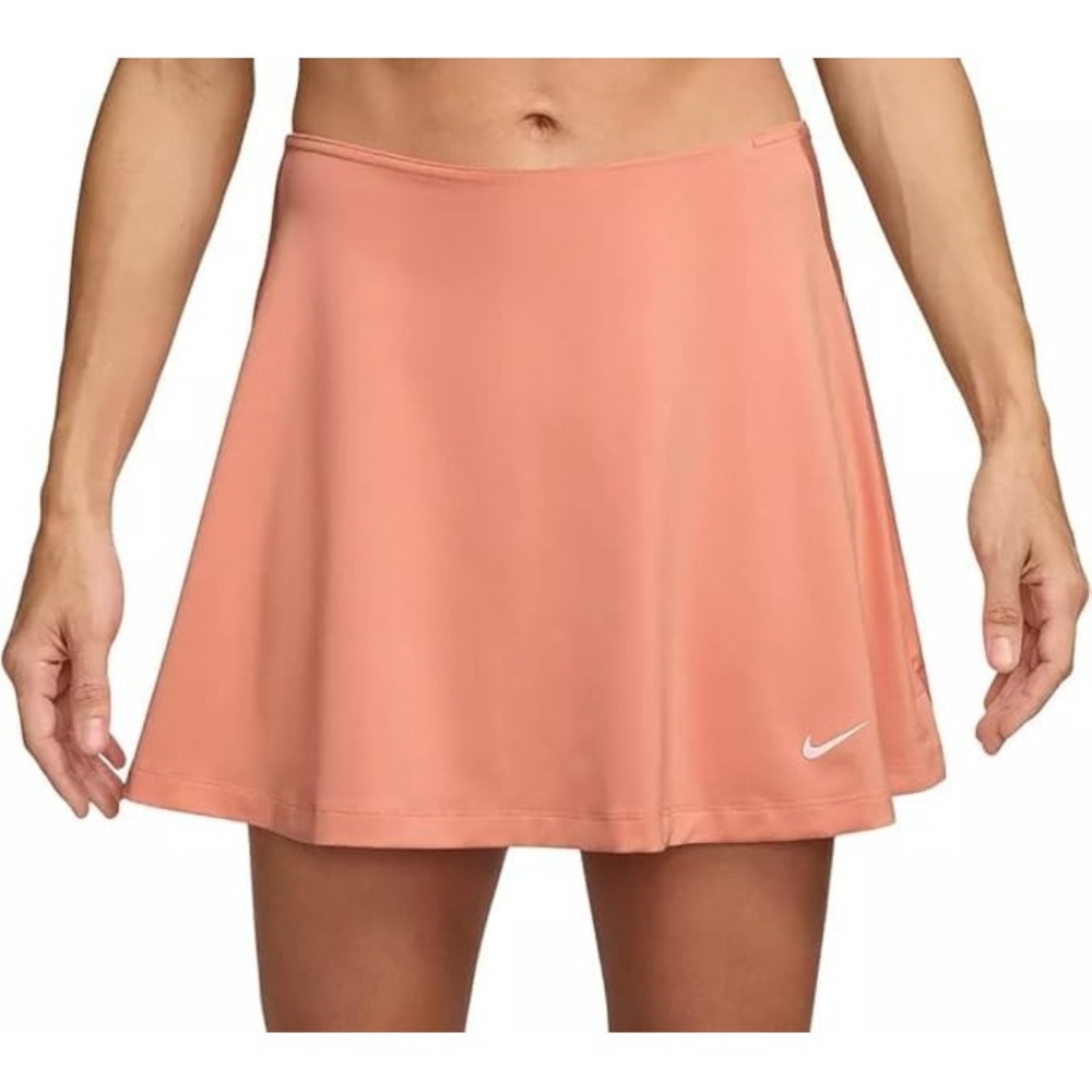 Nike Women's 15" Dri-FIT Mid-Rise Flouncy Golf Skirt Skort Apricot Orange XL $85